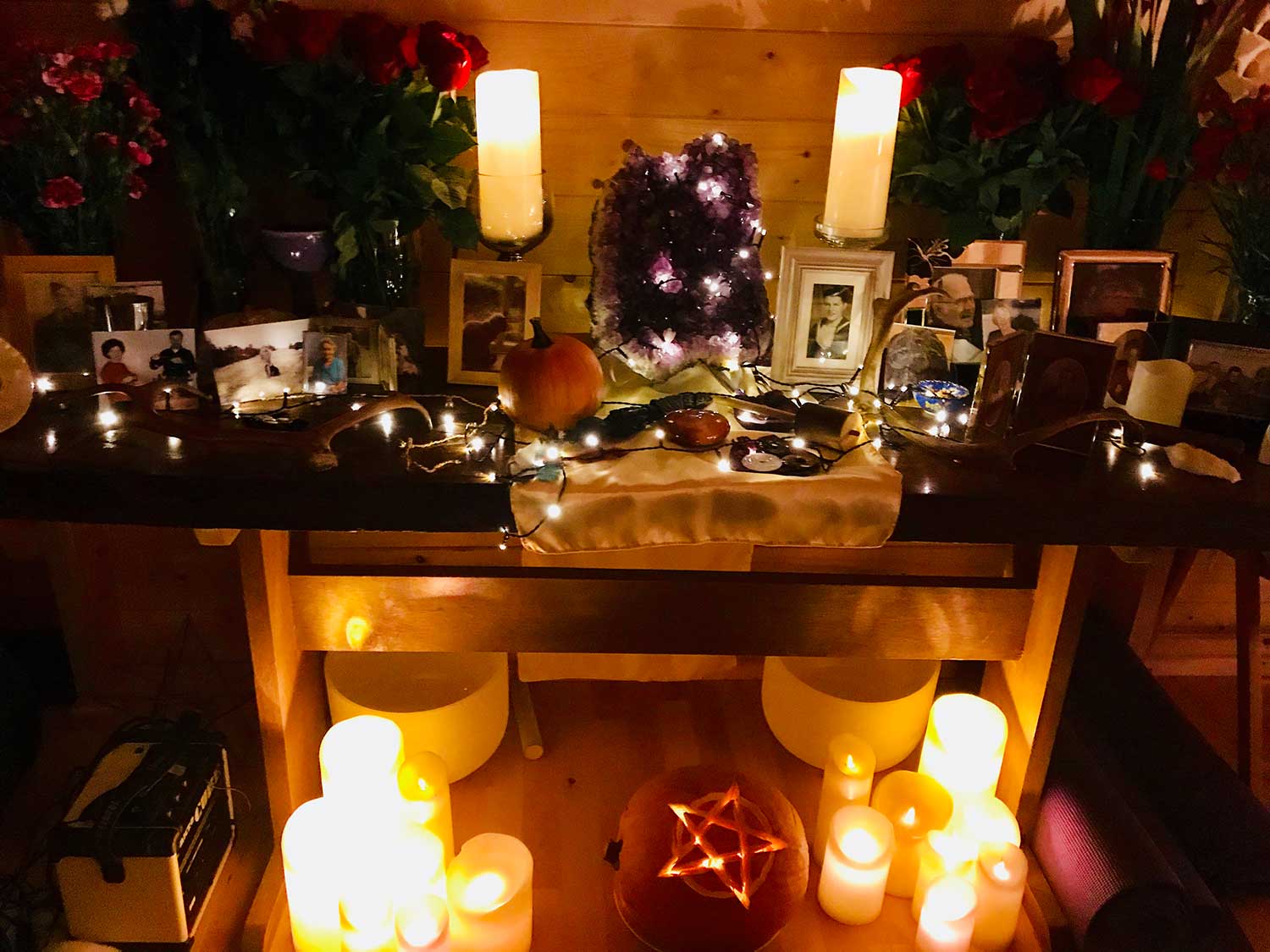 Ancestor altar evening